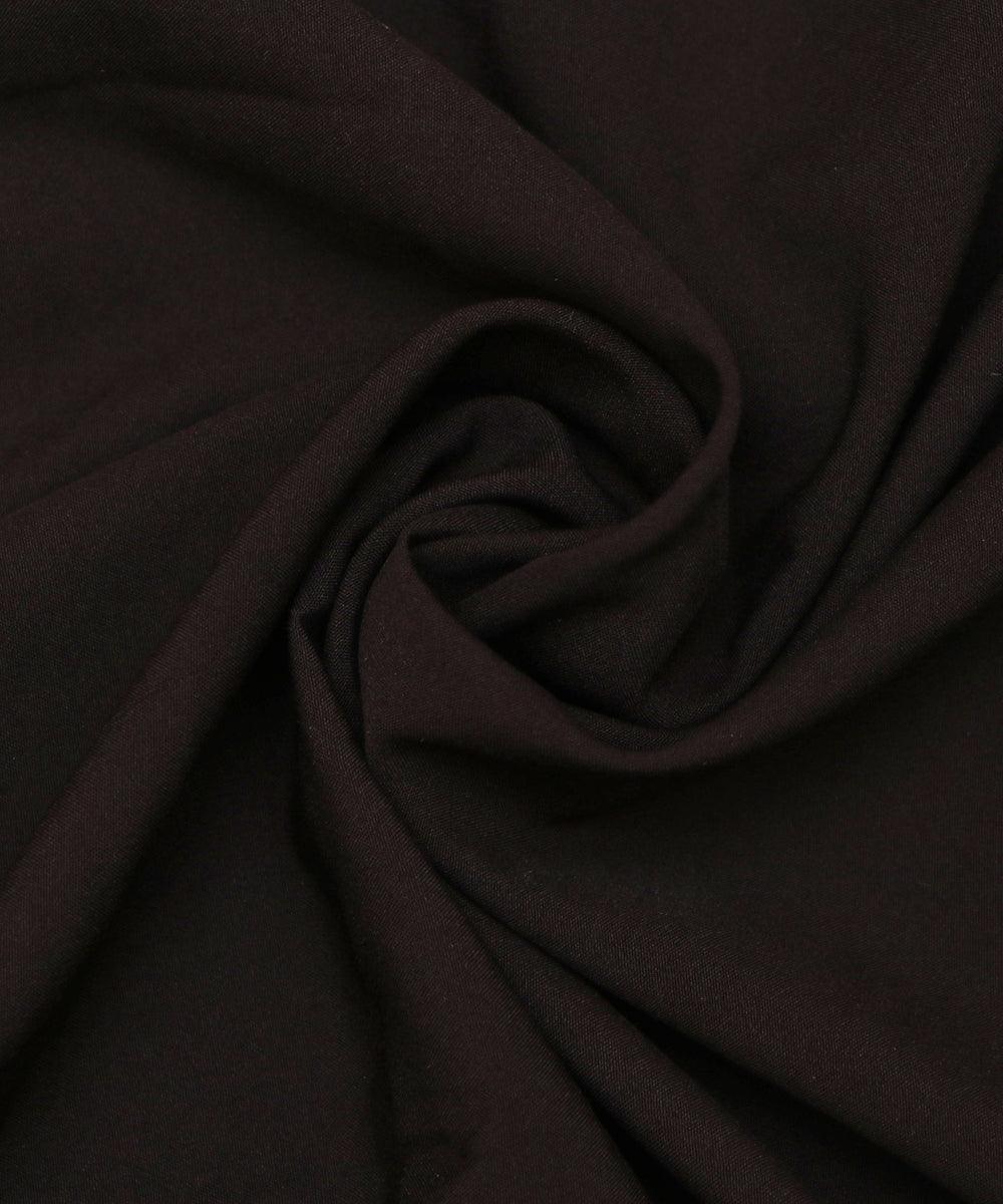black plain crepe fabric 1
