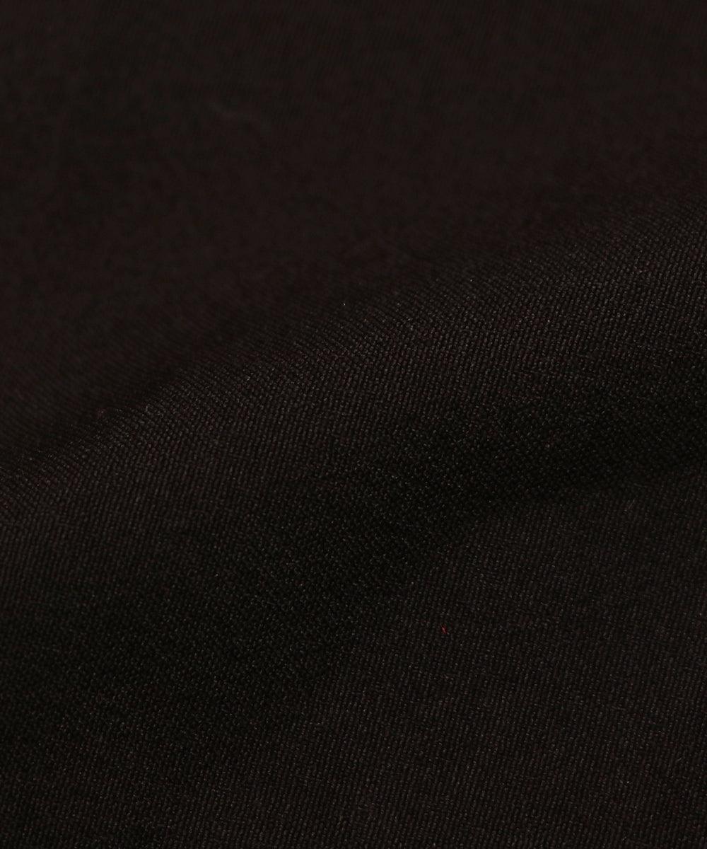 black plain crepe fabric 1