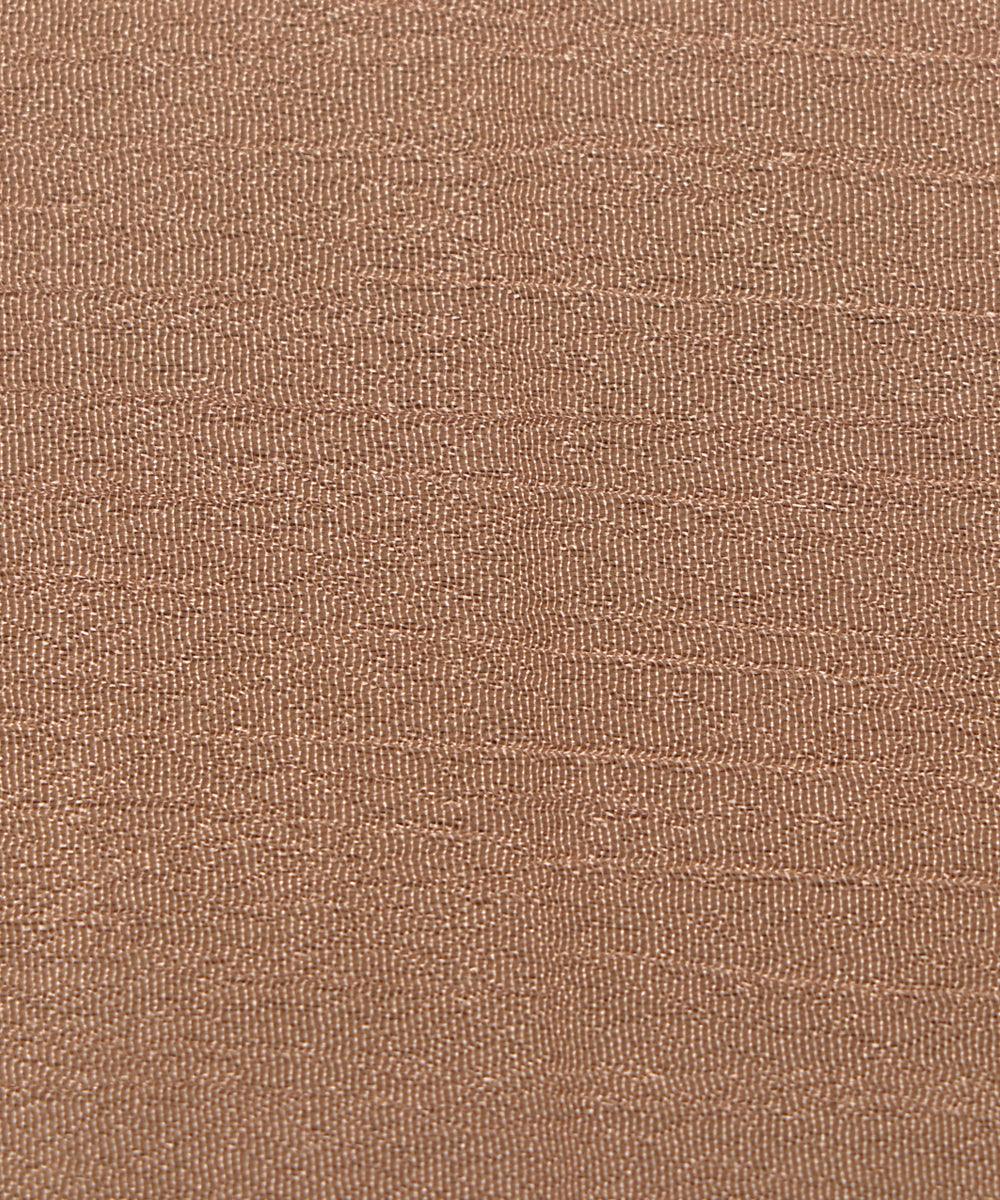 light golden plain chinon silk fabric