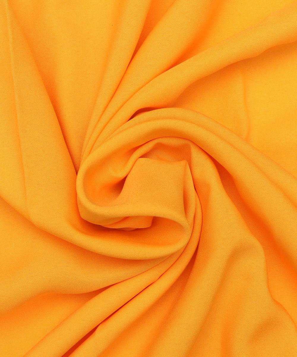 yellow plain crepe fabric