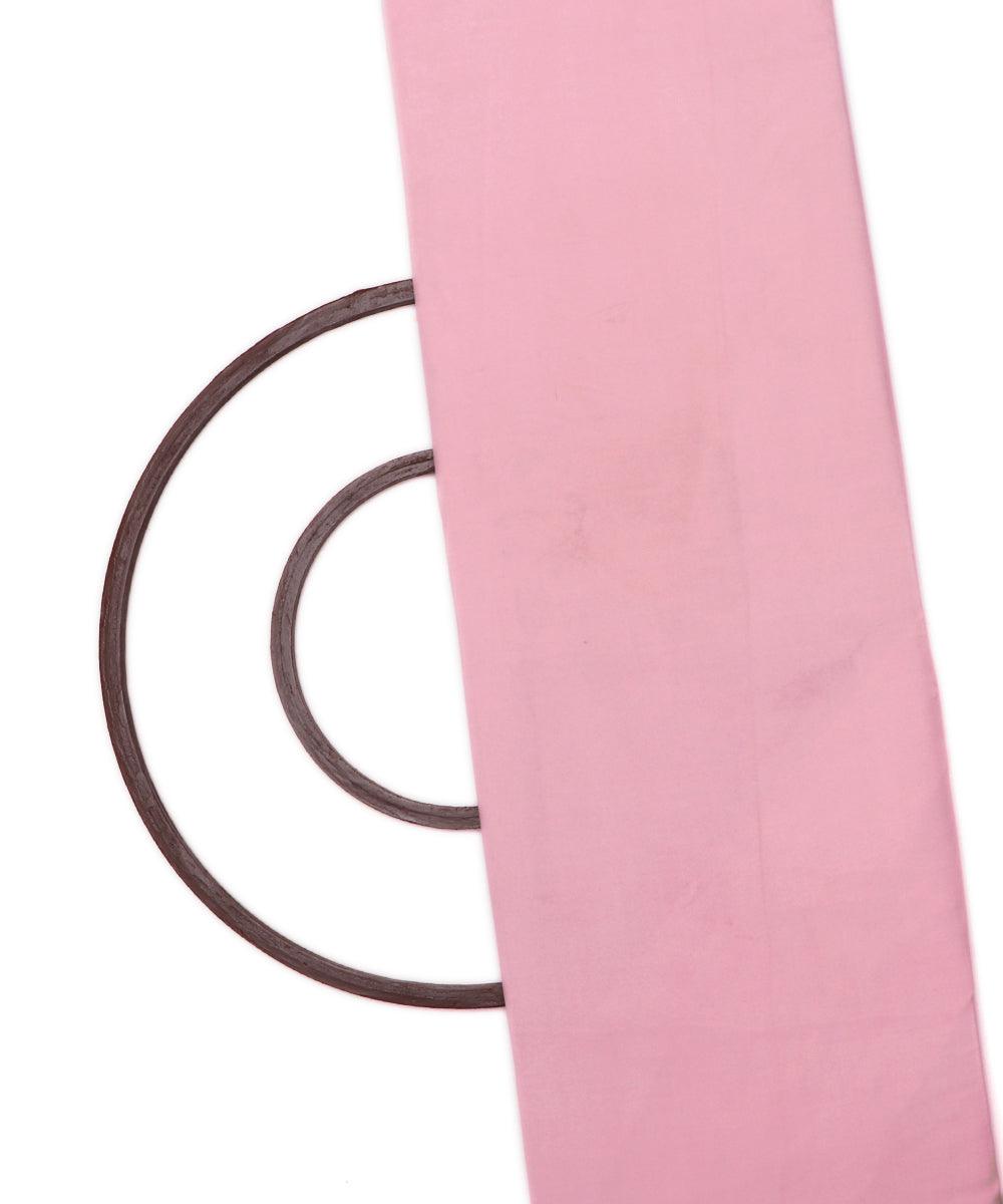 light pink plain crepe fabric