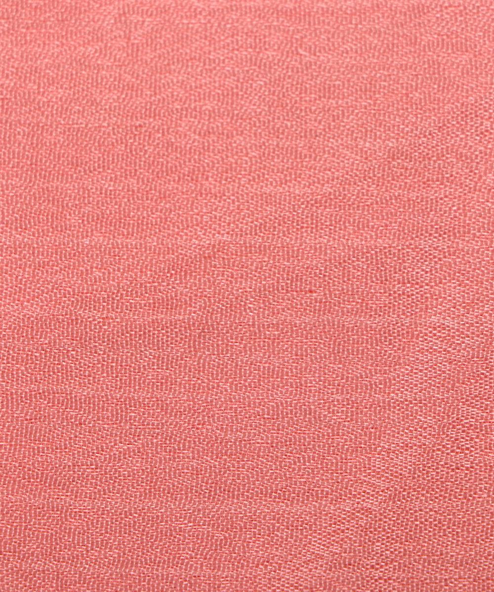 pink plain chinon silk fabric