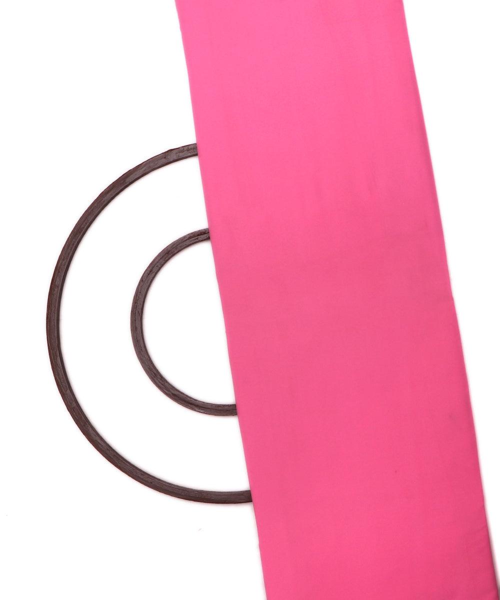 light pink plain crepe fabric 1