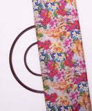 Pink Colour Floral Design Cotton Digital Print Fabric