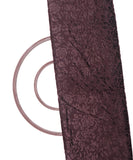 Coffee Brown Colour Floral Pattern Brasso Velvet Fabric