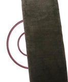 Khaki Green Colour Plain Cotton Velvet Fabric