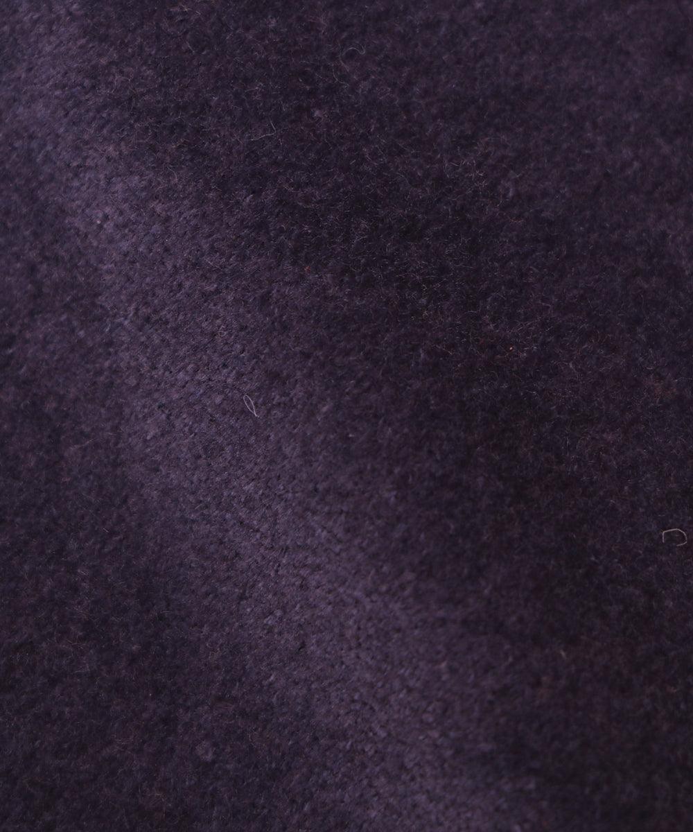 Niagara Blue Colour Plain Cotton Velvet Fabric