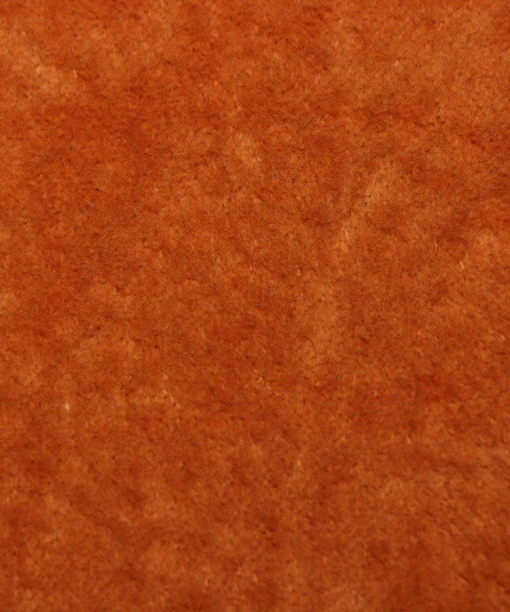 Mustard Colour Plain Cotton Velvet Fabric