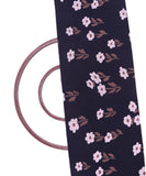 Black Colour Floral Print Rayon Fabric