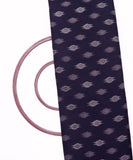 Blue Colour Motif Print Rayon Fabric