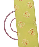 Light Green Colour Floral Print Rayon Fabric