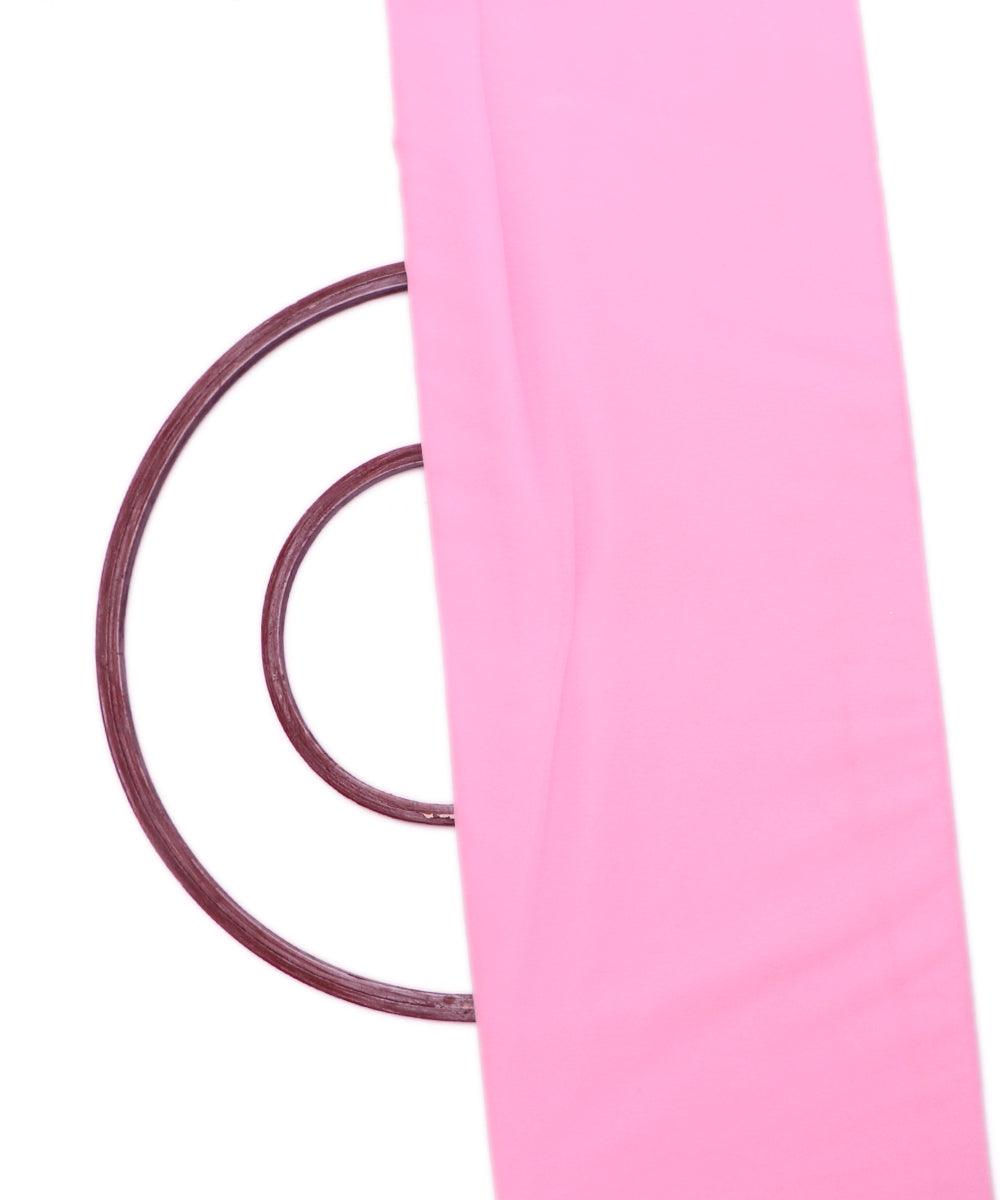 Light Pink Colour Plain Georgette Fabric