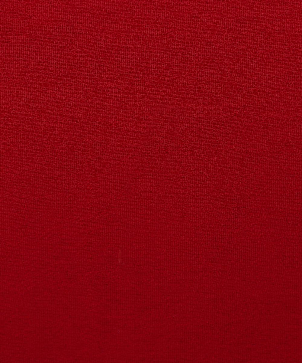 Maroon Colour Plain Georgette Fabric