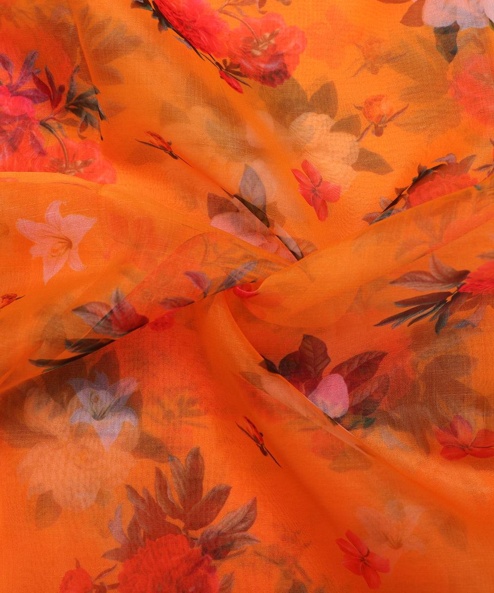 Premium Organza Printed Fabrics Online At Best Price