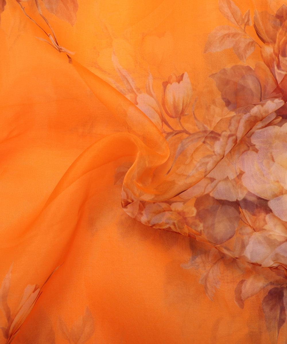 Premium Organza Printed Fabrics Online At Best Price