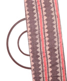 White Colour Geometric Print Rayon Fabric