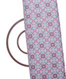 Ice Blue Colour Floral Print Rayon Fabric