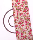 Off-White Colour Floral Print Chanderi Cotton Fabric
