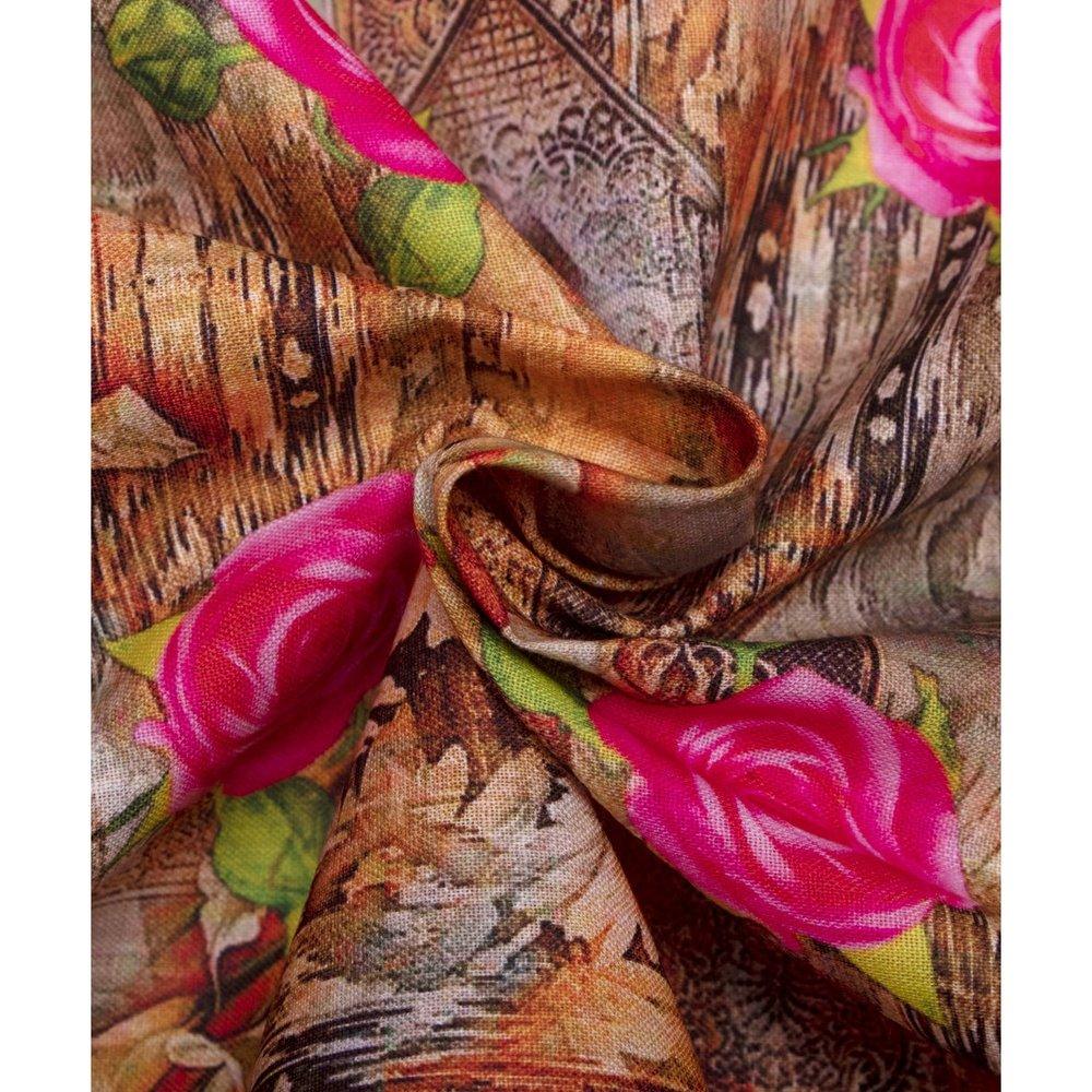 Buy Printed Ikat Cotton Fabrics Online At Fabric Dekho