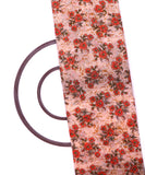 Off-White Colour Floral Print Chanderi Cotton Fabric