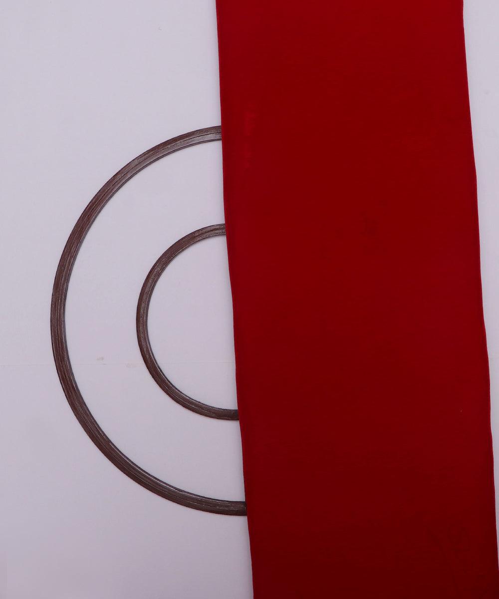red plain velevt fabric b106 5997