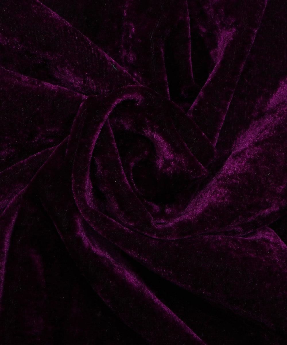 purple plain velevt fabric b106 5998