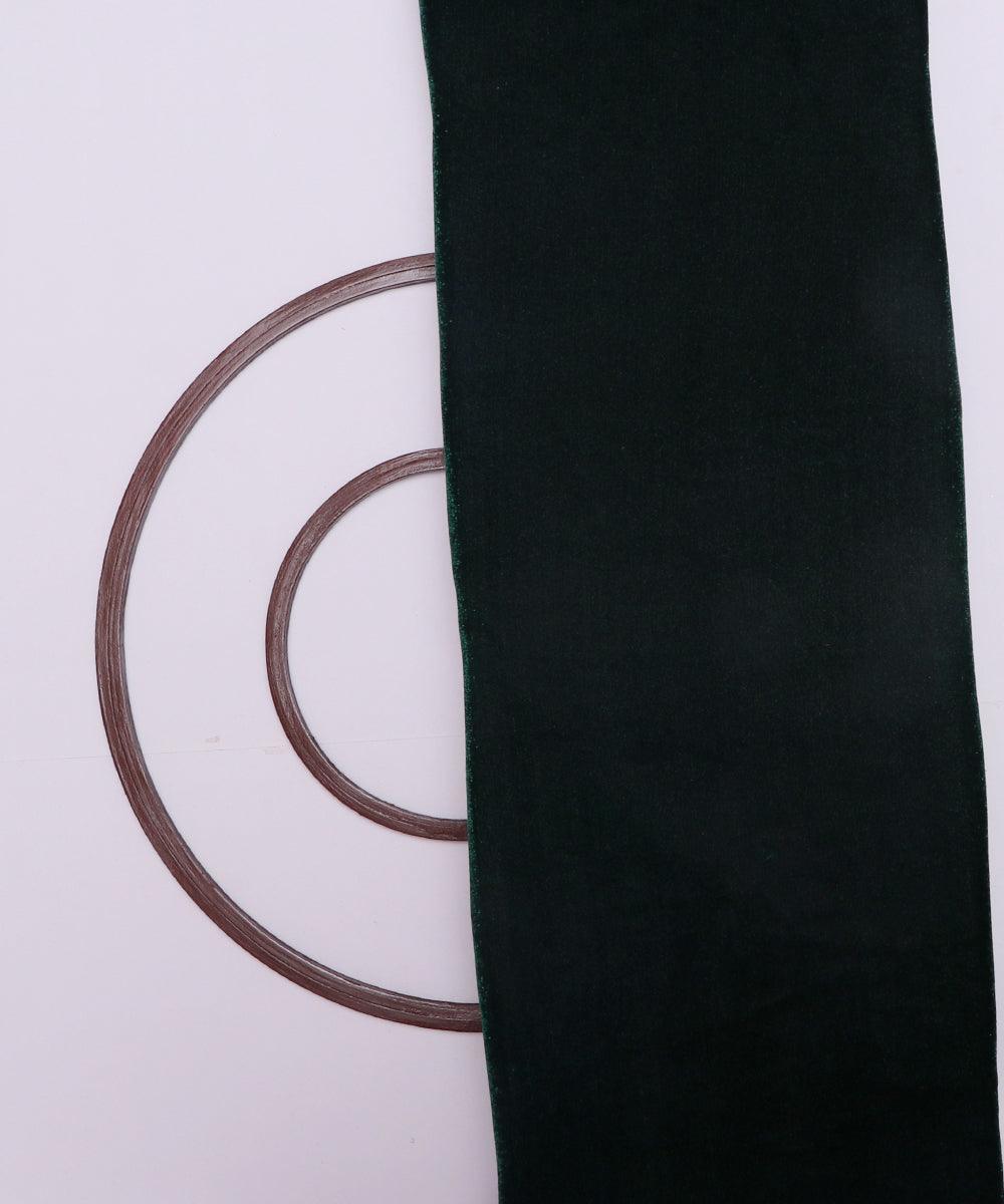 forest green plain velvet fabric b106 5999