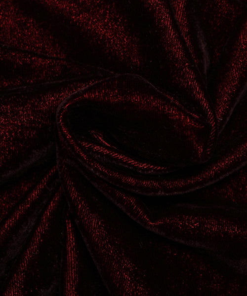 Dark Maroon Colour Plain Satin Fabric