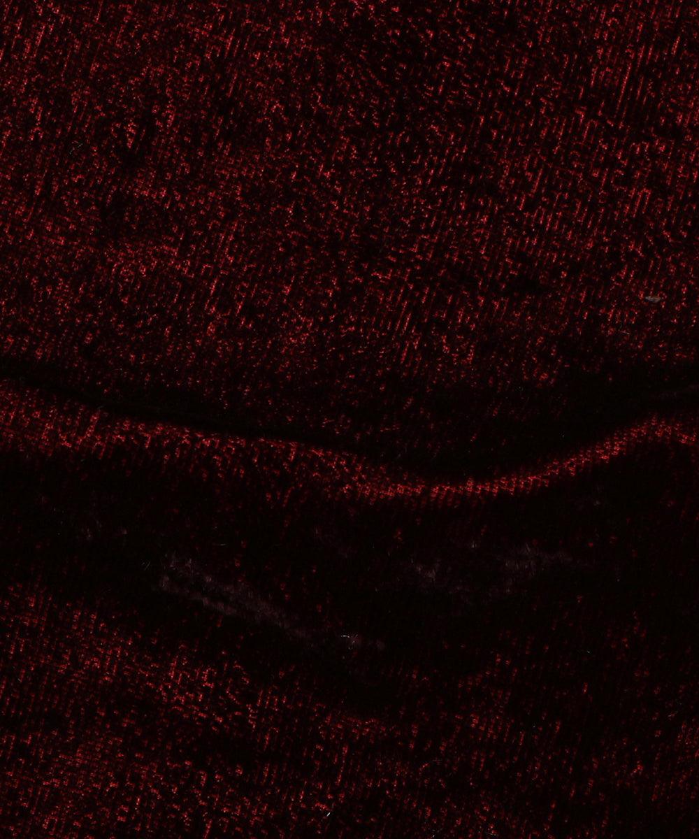 maroon and black two tone plain velvet fabric b106 6002