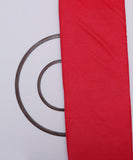 Coral Pink Colour Plain Velvet Fabric