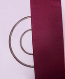 Burgundy Colour Plain Jam Cotton Fabric