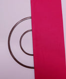 Magenta Colour Plain Glazed Jam Cotton Fabric