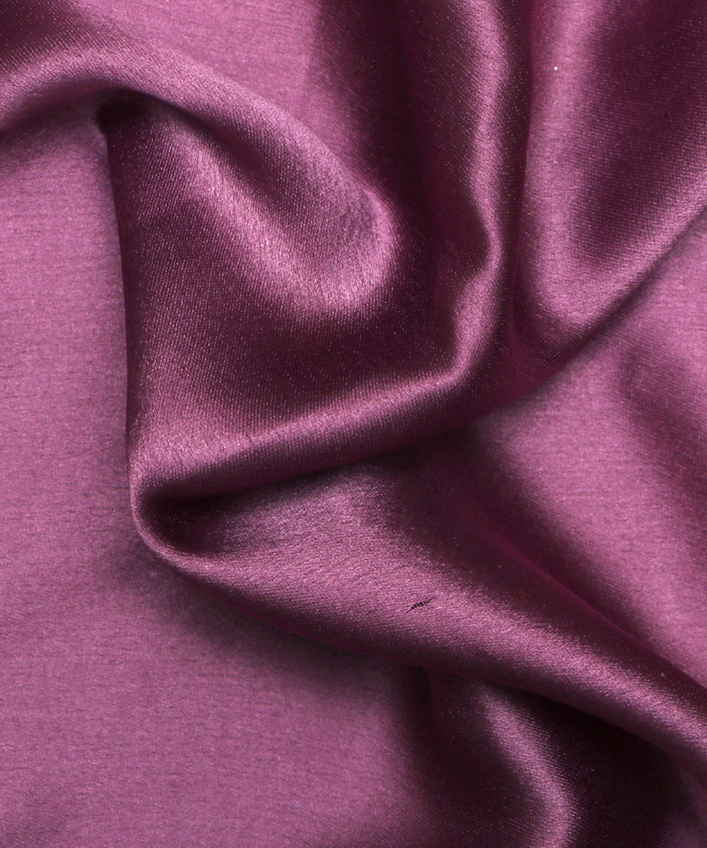 Light Purple Colour Plain Satin Fabric