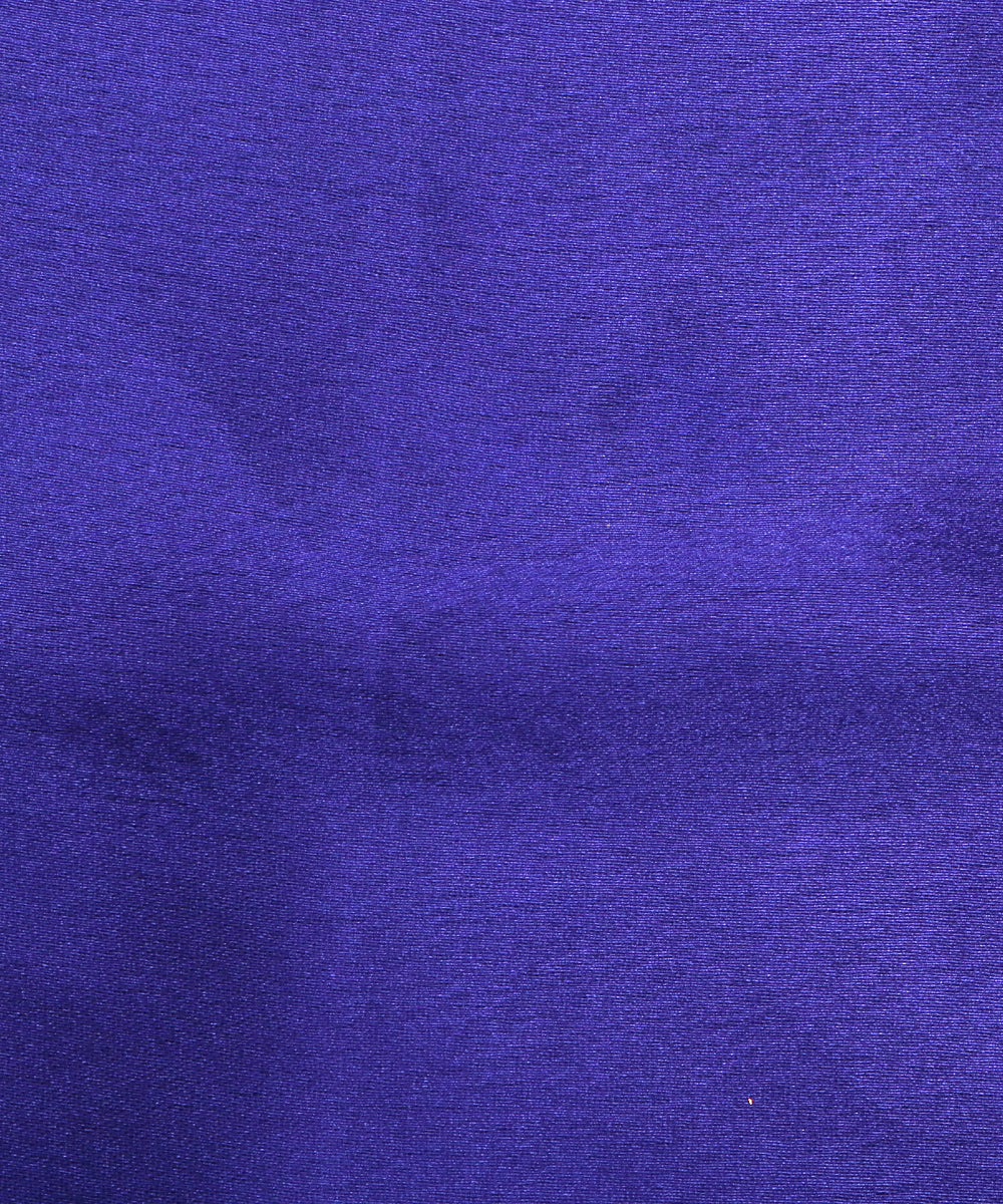 Royal Blue Colour Plain Satin Fabric
