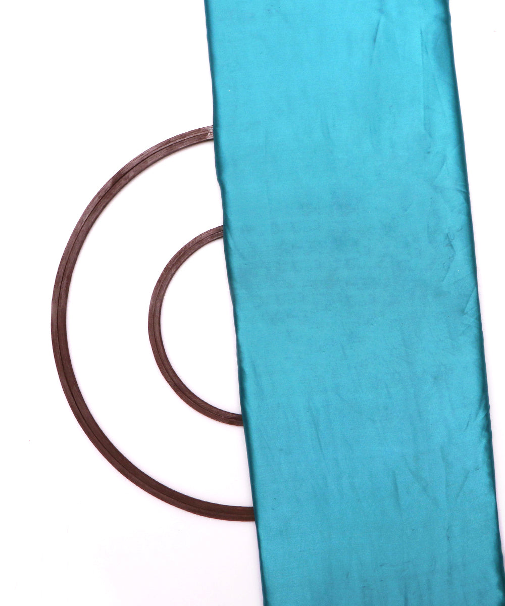 Light Blue Colour Plain Satin Fabric