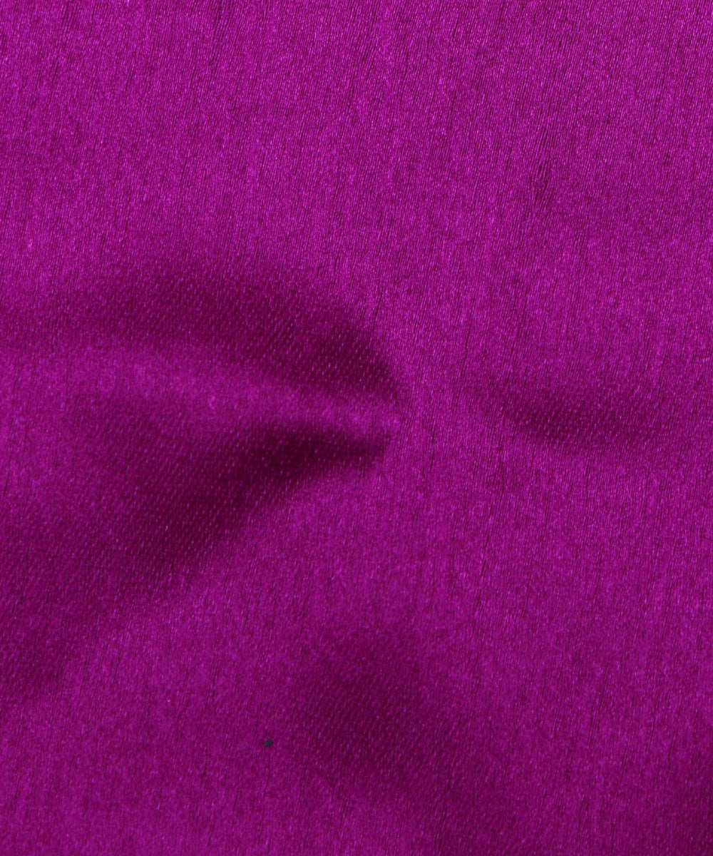Bright Purple Colour Plain Satin Fabric