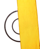 Yellow Colour Plain Satin Fabric