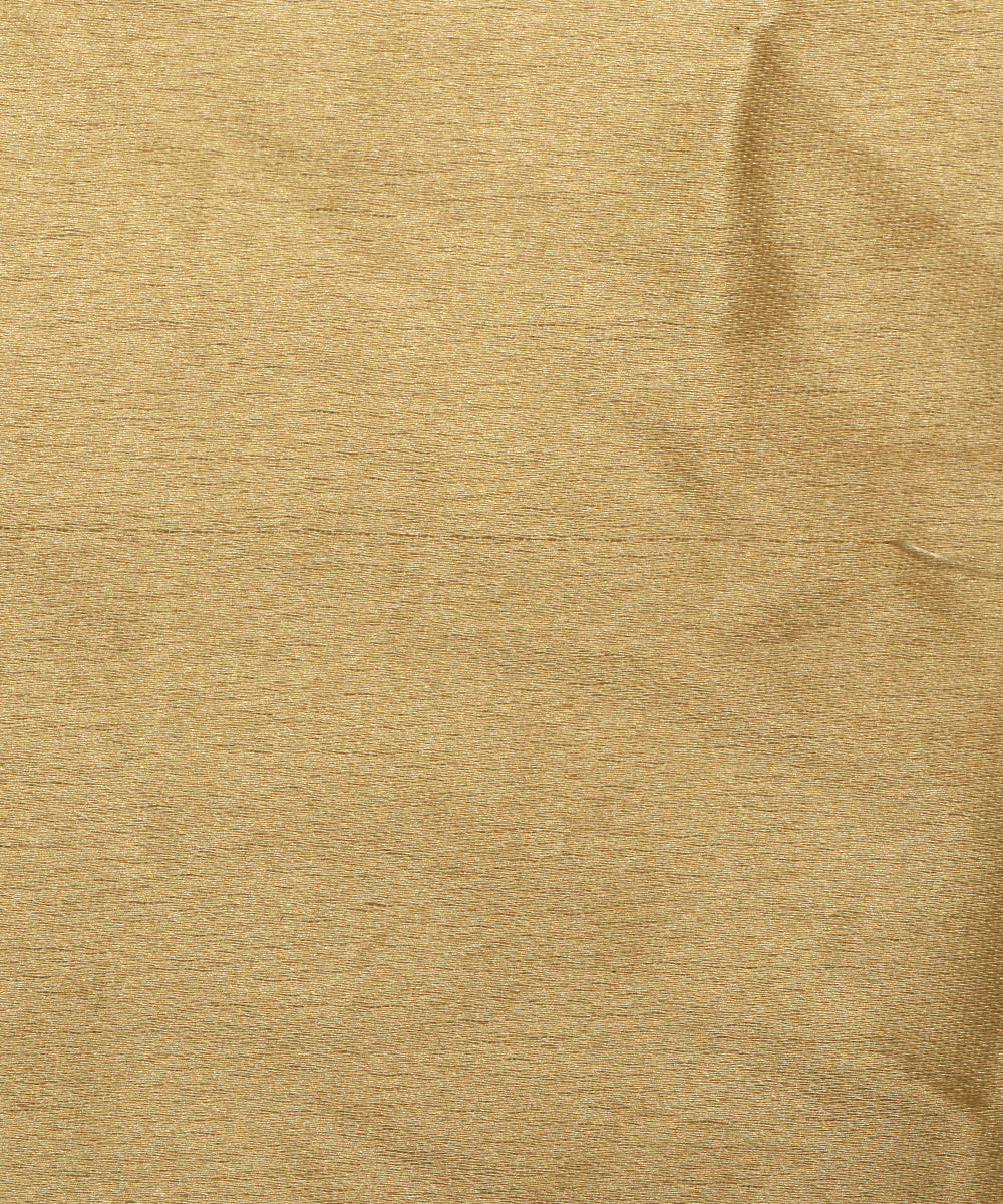 Light Golden Colour Plain Satin Fabric