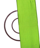Parrot Green Colour Plain Satin Fabric