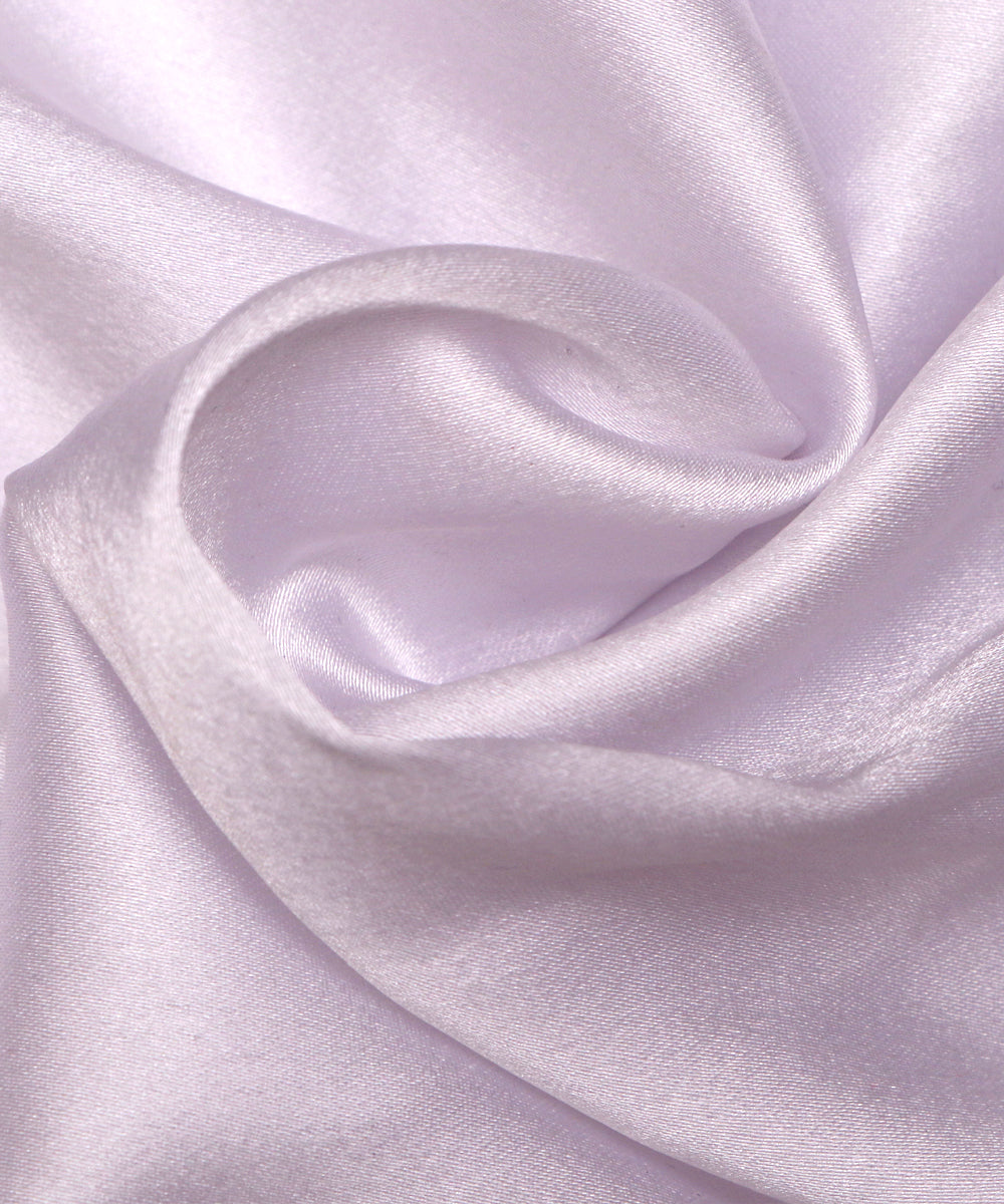 White Colour Plain Satin Fabric