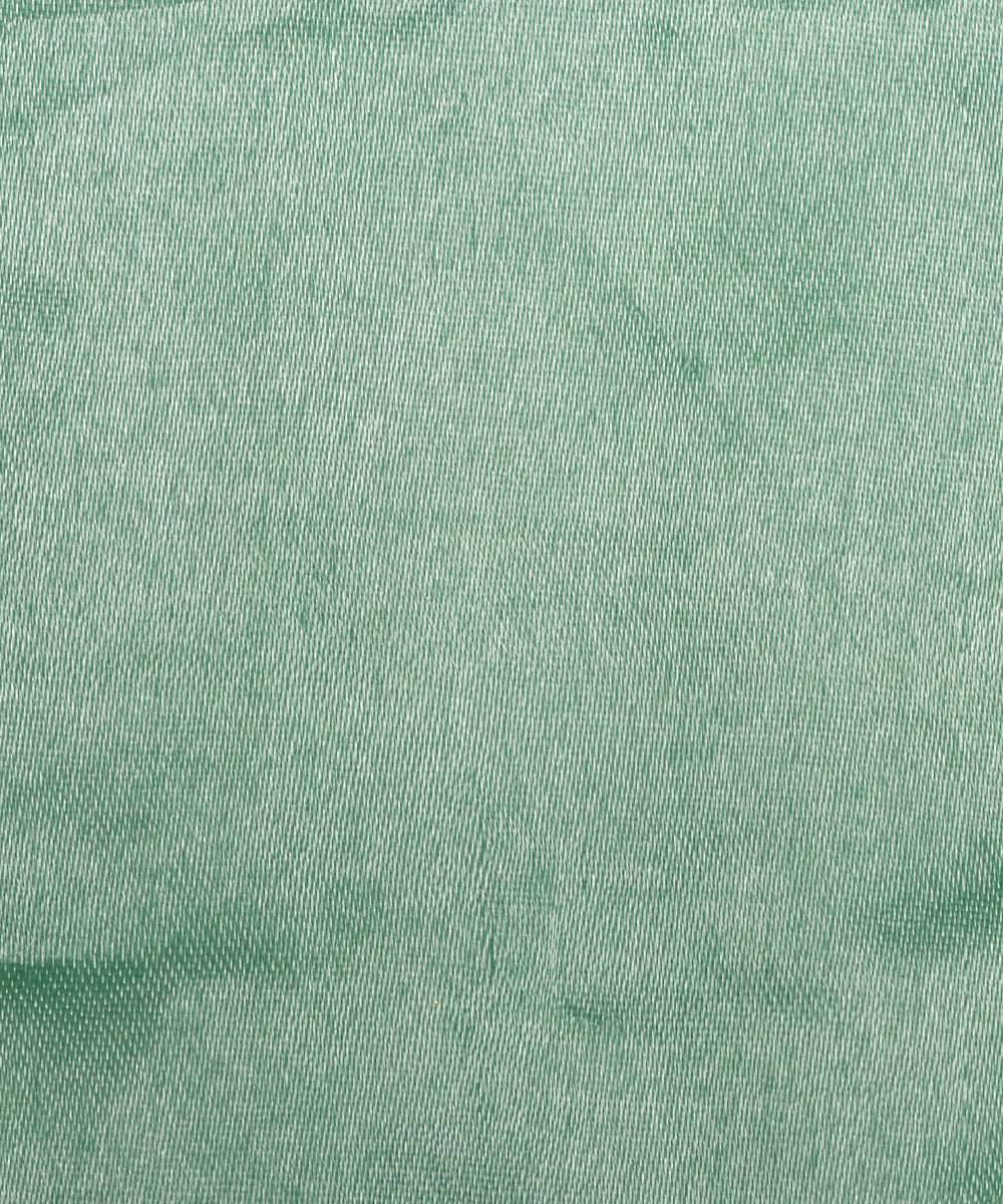 Mint Green Colour Plain Satin Fabric