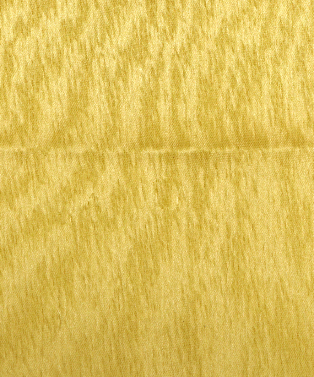 Light Yellow Colour  Plain Satin Fabric