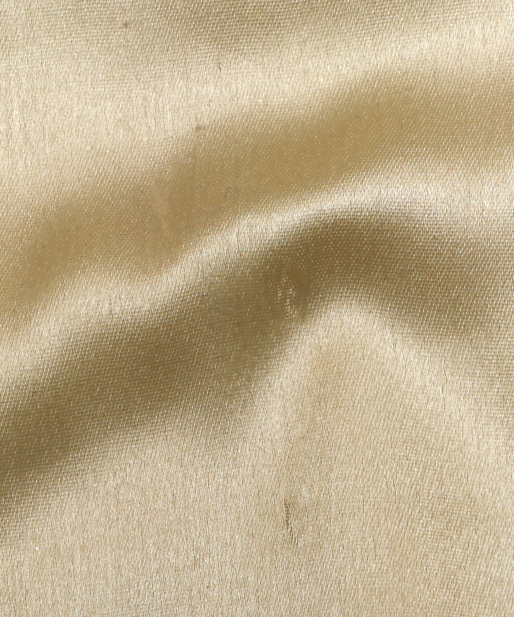 Off-White Colour Plain Satin Fabric