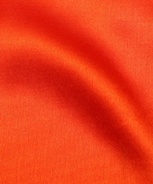 Bright Red Colour Plain Satin Fabric