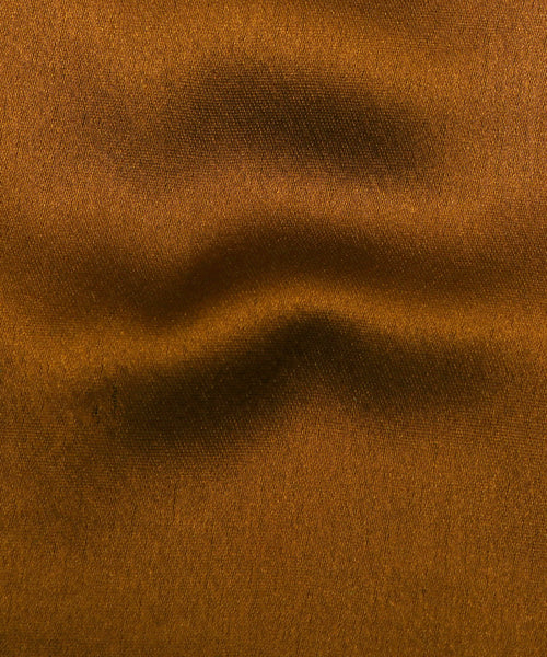 Brown Colour Plain Satin Fabric