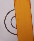 Orange Colour Two Tone Plain Satin Fabric
