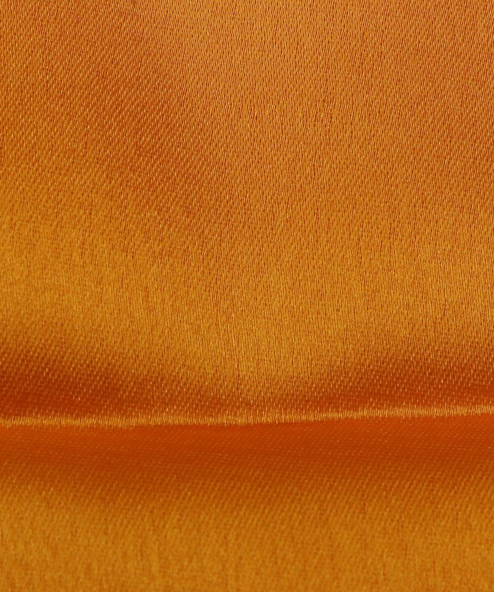 golden orange two tone plain satin fabric b100 5987