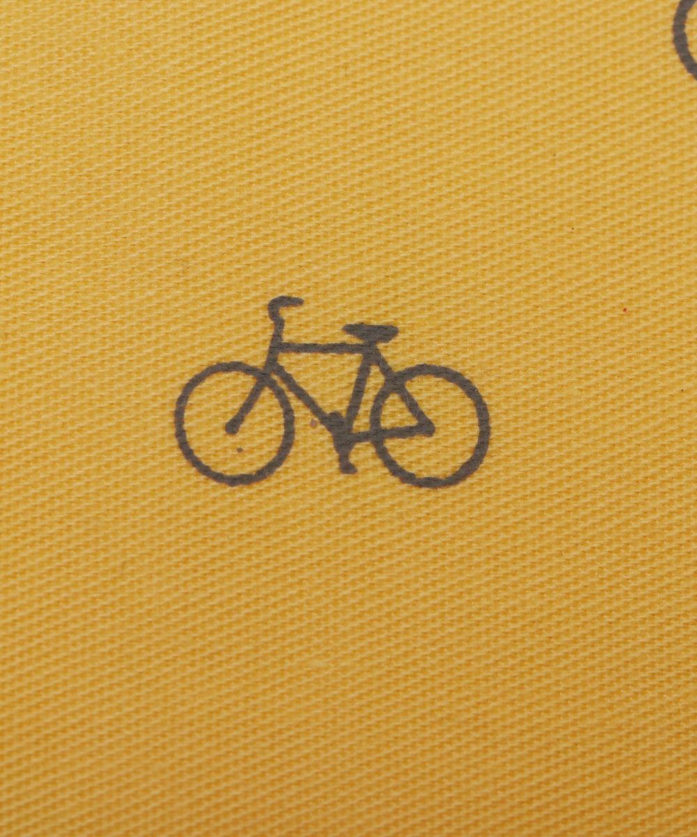 yellow and grey kids print denim fabric b108 6030