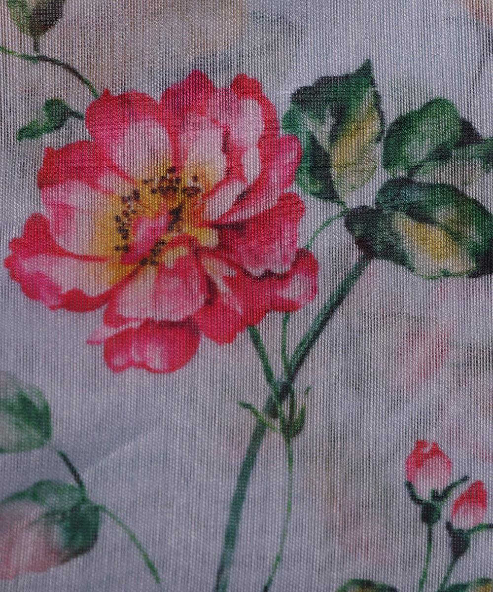 printed chanderi silk
