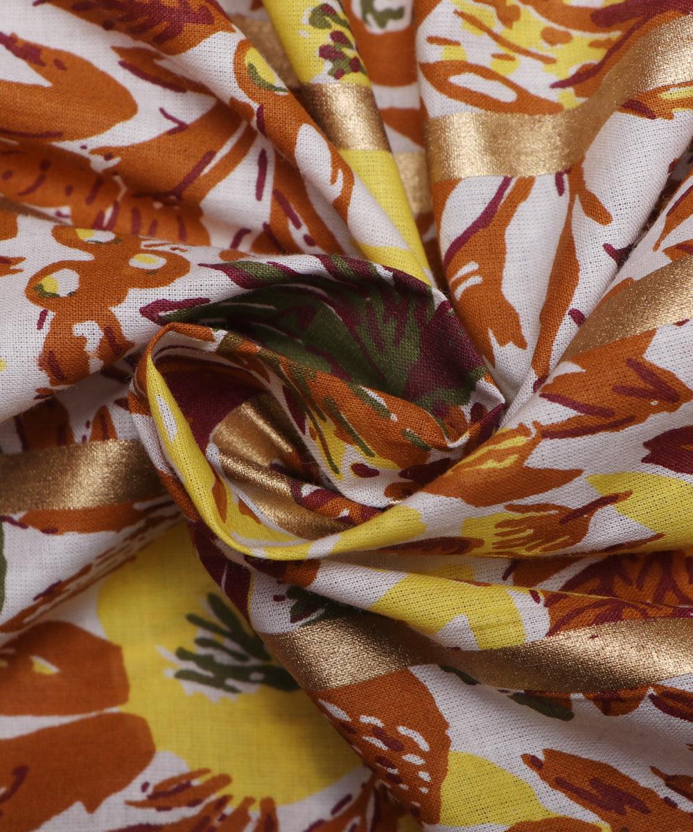 Cotton Digital Print Fabric At Fabric Dekho